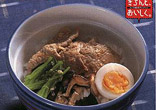 ゆで豚の韓国風丼