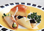 ハムとチーズの野菜巻き
