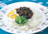 ミンチとなすのドライカレー