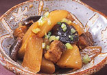 大根と豚バラのピリ辛煮