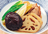 鶏肉とれんこんの煮物