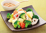温野菜のくるみ味噌