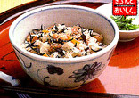 大豆ひじきご飯