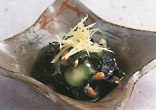 わかめと納豆のドレッシング和え