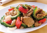 豚肉と彩り野菜のスパイシー炒め