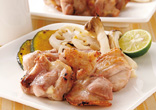 鶏の酒塩グリル焼き