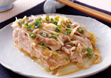 豚肉と白菜のぽん酢蒸し