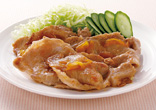 豚肉のマーマレード生姜焼き