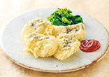 たらの天ぷら ケチャップあん