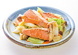 鮭と野菜の味噌焼き