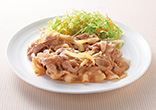 豚しゃぶ肉のしょうが焼き