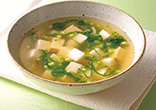 豆腐とかぶの生姜スープ