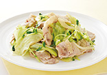 豚肉ときゃべつの生姜みそ炒め