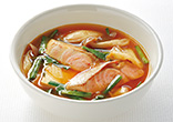 鮭のチゲ風スープ煮