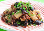 牛肉と長芋の炒め物