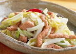 豚肉と白菜の甘酢炒め