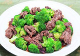 牛肉とブロッコリーのオイスターソース蒸し