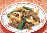 牛肉とたまねぎのカレー炒め