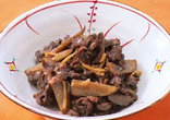 牛肉とごぼうの当座煮