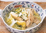 白菜と手羽中のスープ煮