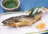 あゆの塩焼き