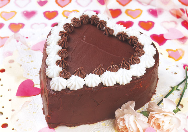 バレンタインチョコケーキ 130201 コープクッキング 生活協同組合コープこうべ