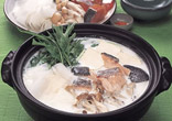 鮭と大根の牛乳鍋