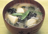 新野菜の味噌汁